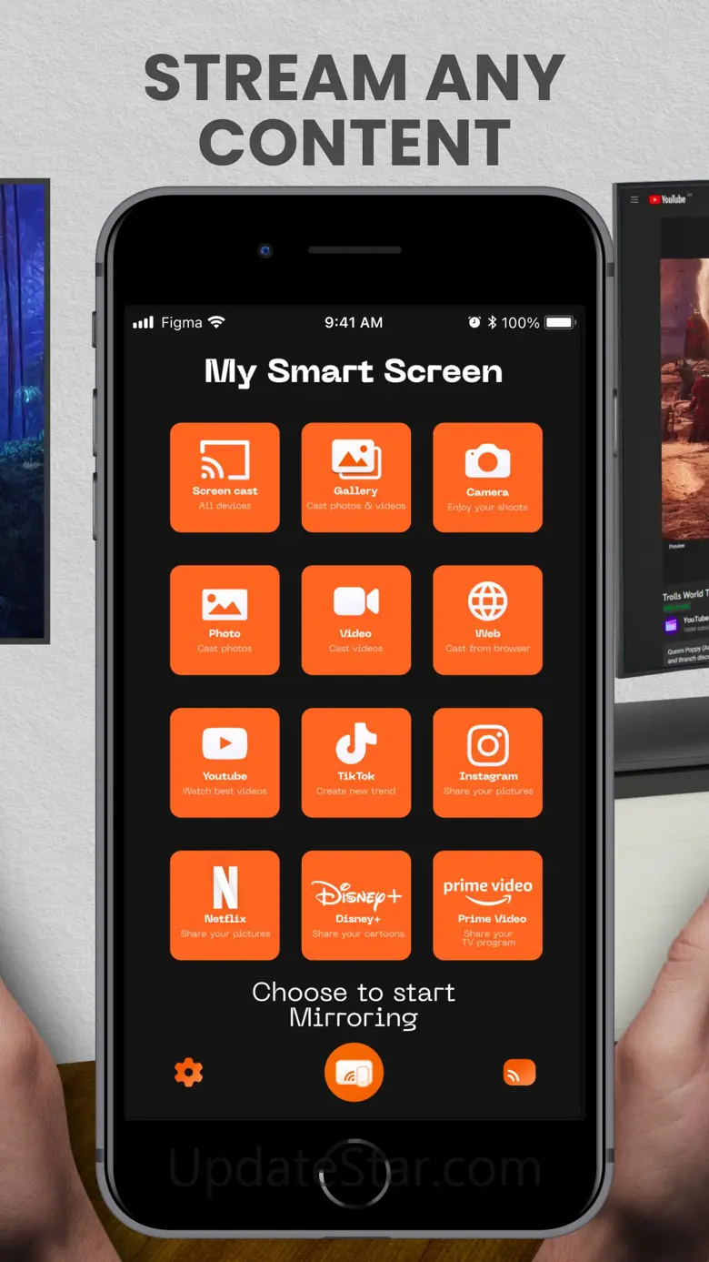 Screen Mirroring : Cast to TV. 2.0