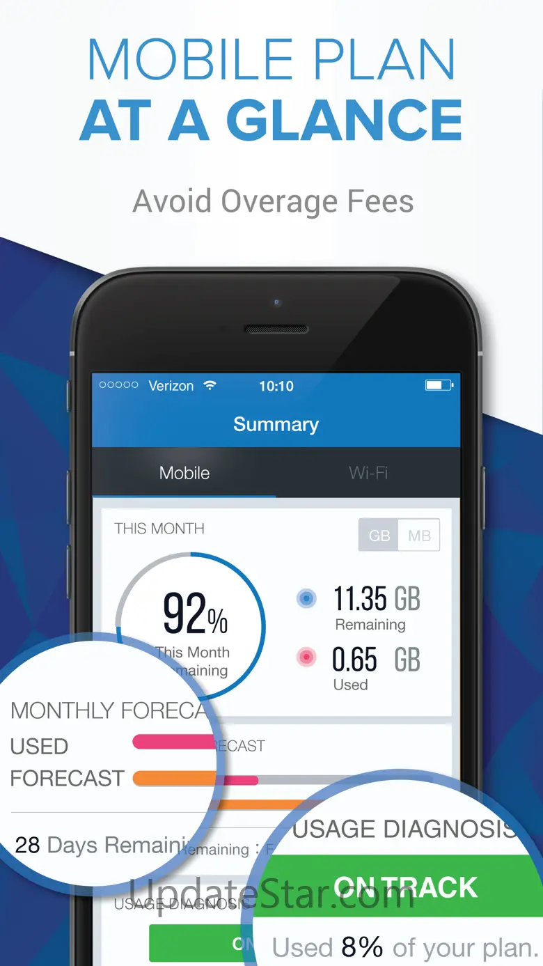 Data Manager - Track Usage of Mobile/Wi-Fi Data Plan 1.0.2