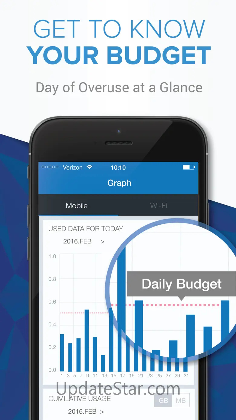 Data Manager - Track Usage of Mobile/Wi-Fi Data Plan 1.0.2