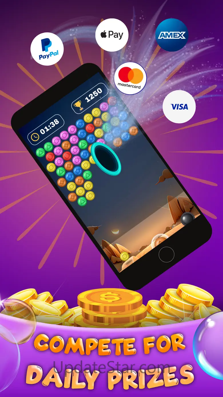 Win Real Cash Bubble Shooter 1.51