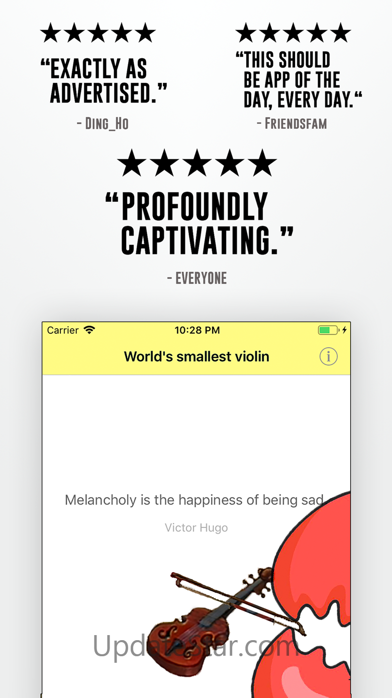 Worlds smallest violin ™ 1.2.1