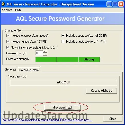 AQL Secure Password Generator 2.0