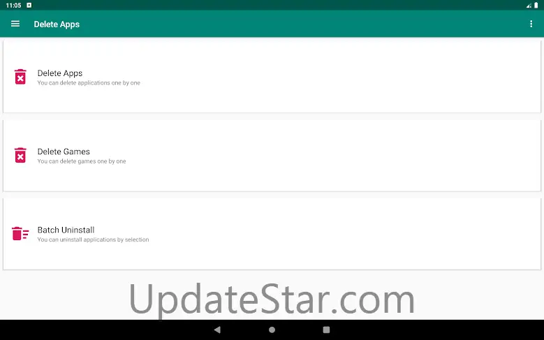 Delete apps - Uninstall apps 3.8