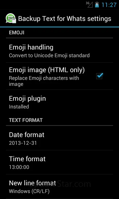 Backup Text for Whats 1.8.4