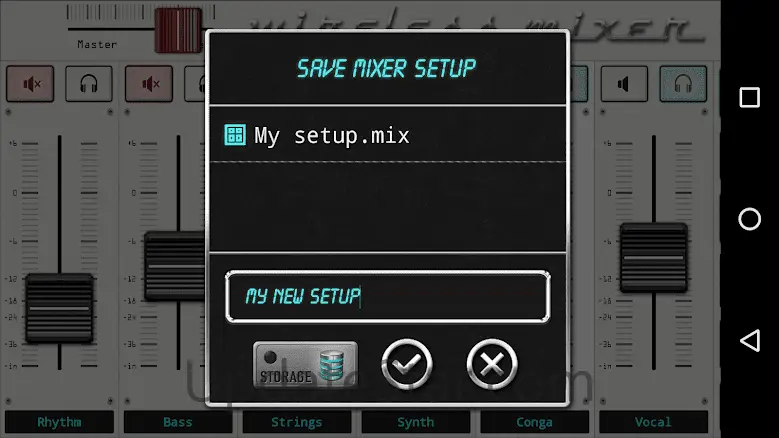 Wireless Mixer - MIDI 2.5