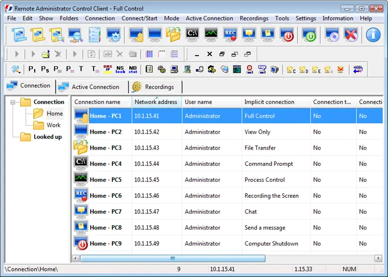 Remote Administrator Control Client 5.0.7.1