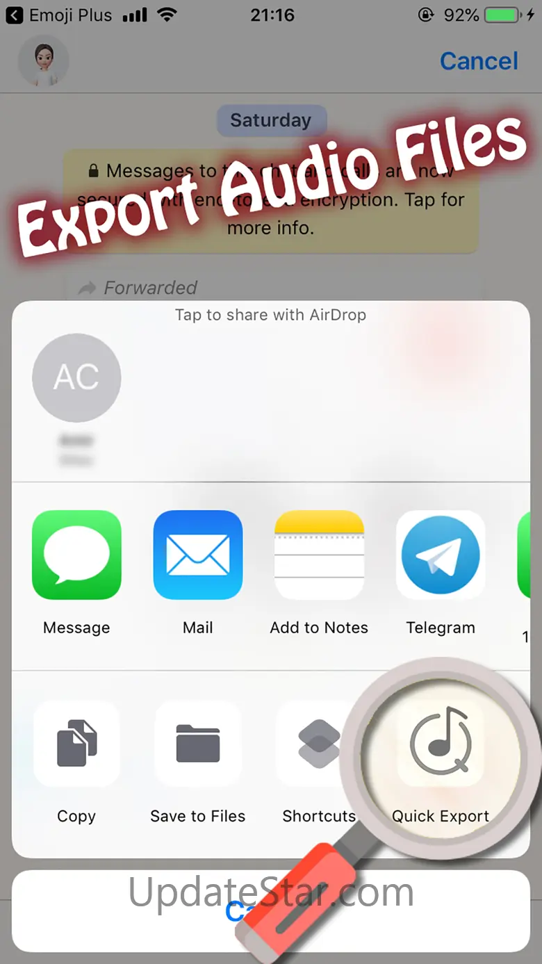 Quick Export: Save Audio Files 1.0.1