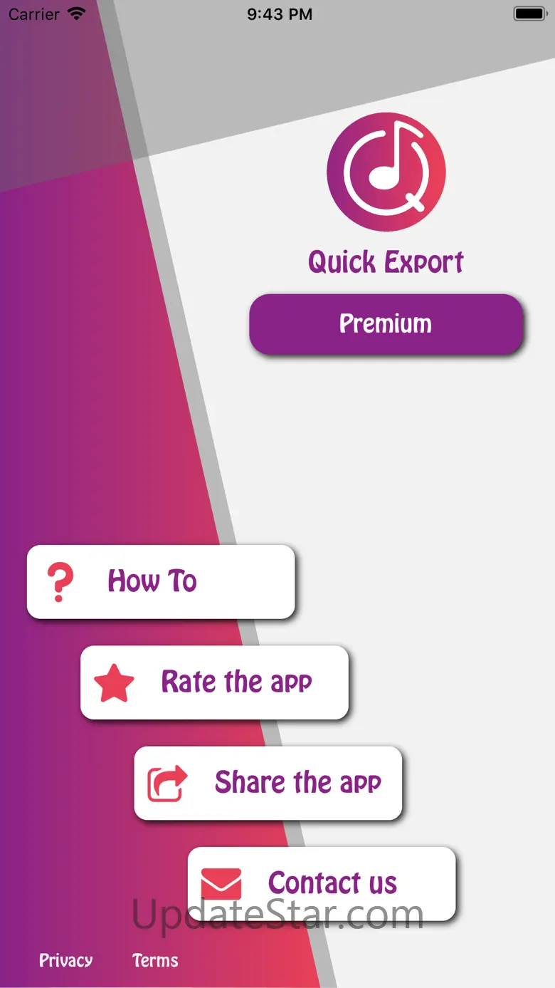 Quick Export: Save Audio Files 1.0.1