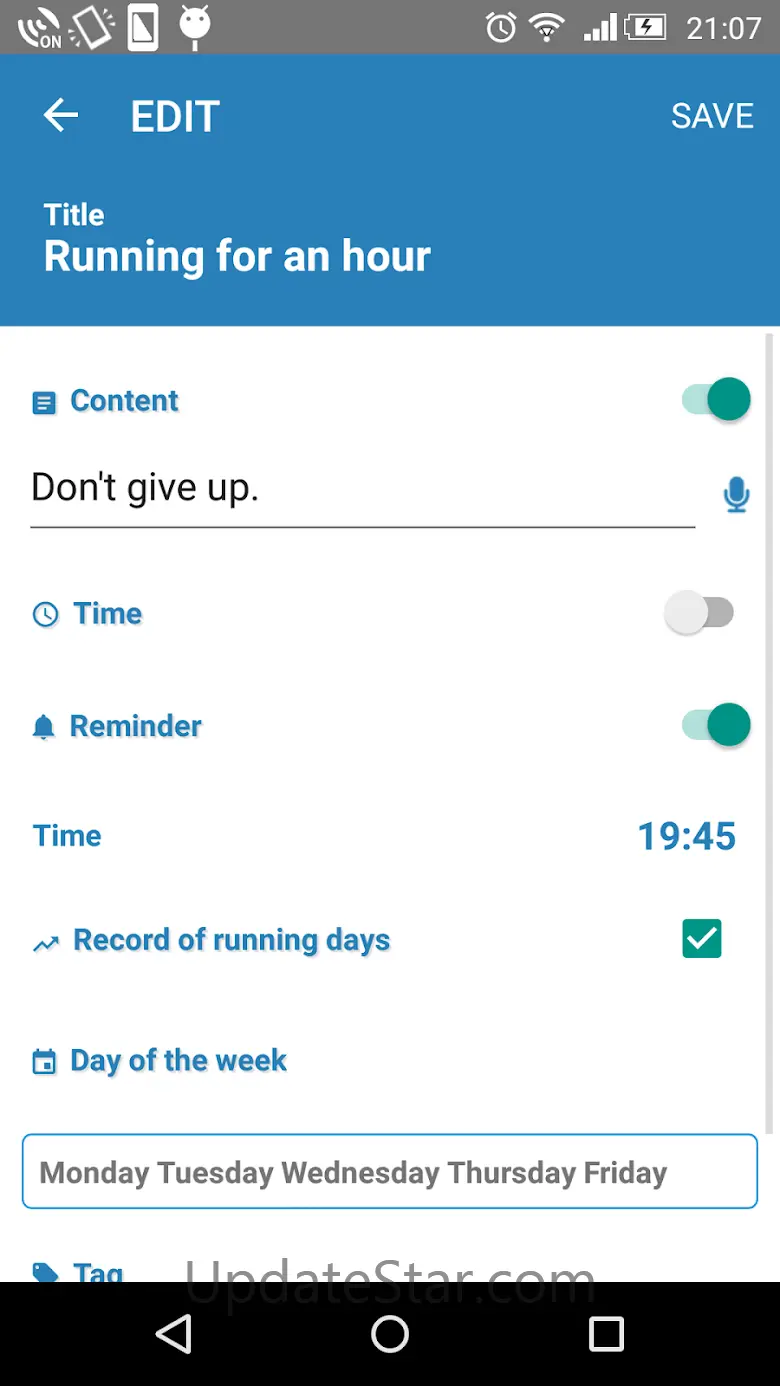 Daily check: Routine Work 2.8.2