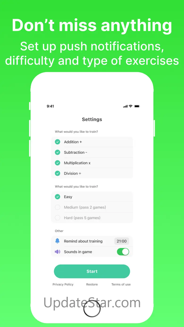 Math Brain - mind coach 1.5