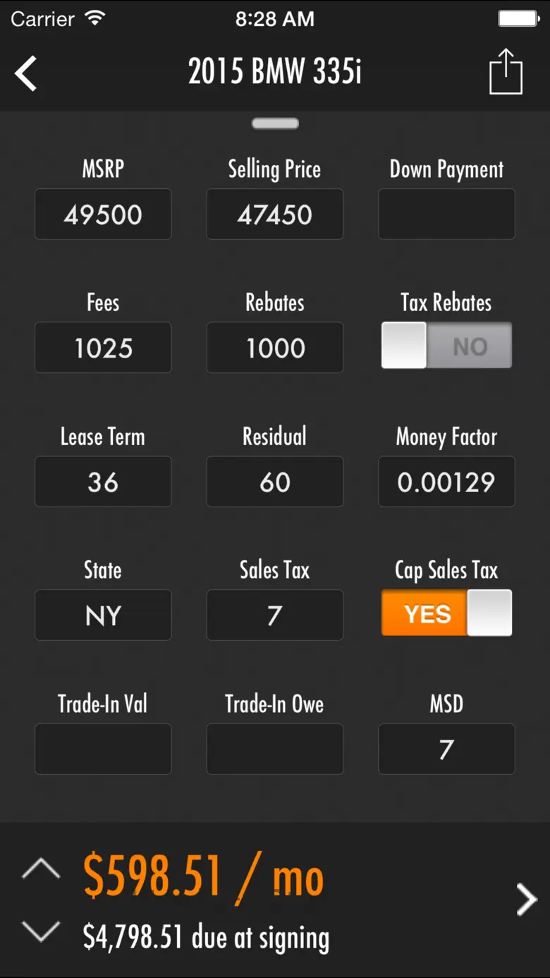 Leasematic - Auto/Car Lease & Loan Calculator 2.1