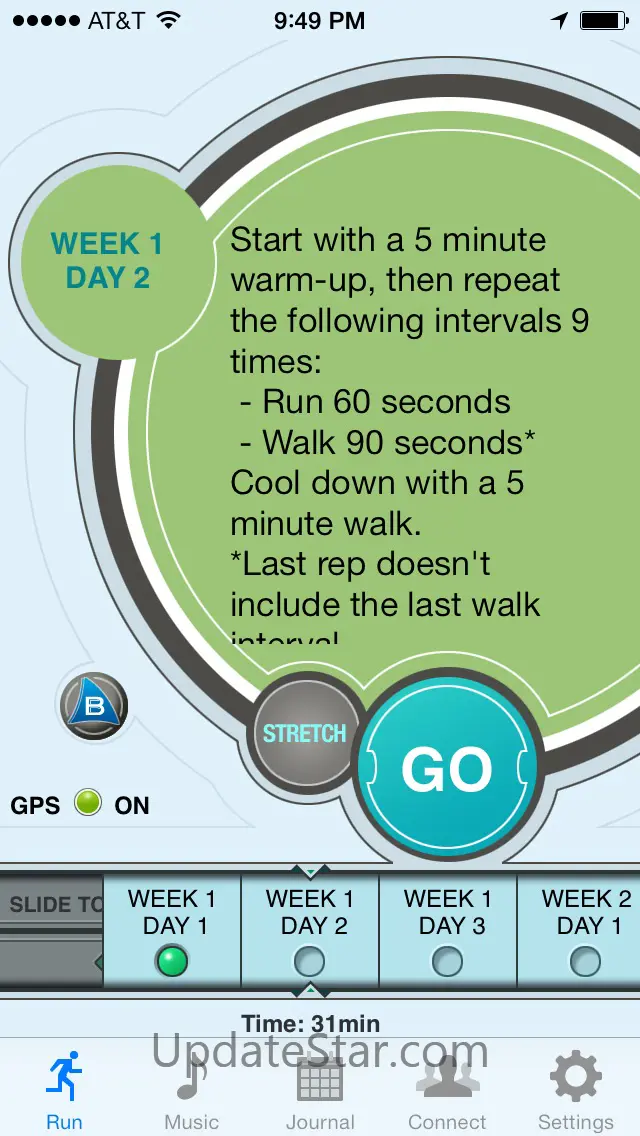 Ease into 5K: run walk interval training program 3.5.8