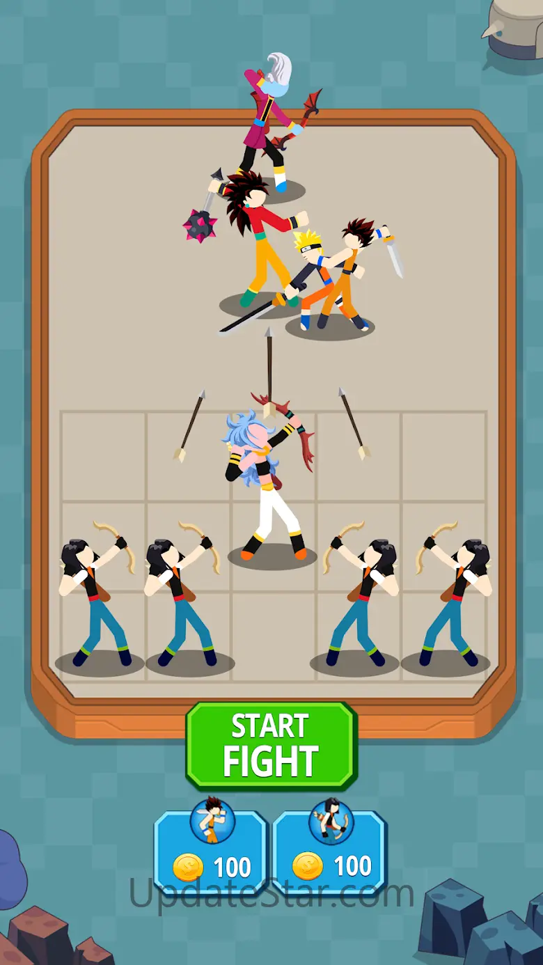 Stickman Warriors - Merge Hero 1.11