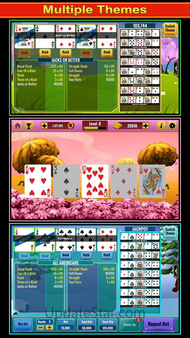 Video Poker  - FREE Multihand Casino Free Video Poker Deluxe Games 2.3
