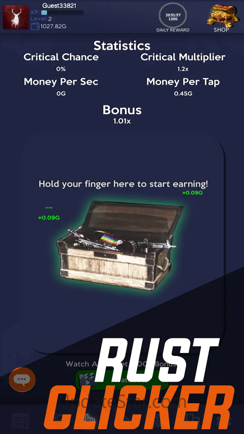 Rust Clicker - Skins Simulator 4.4