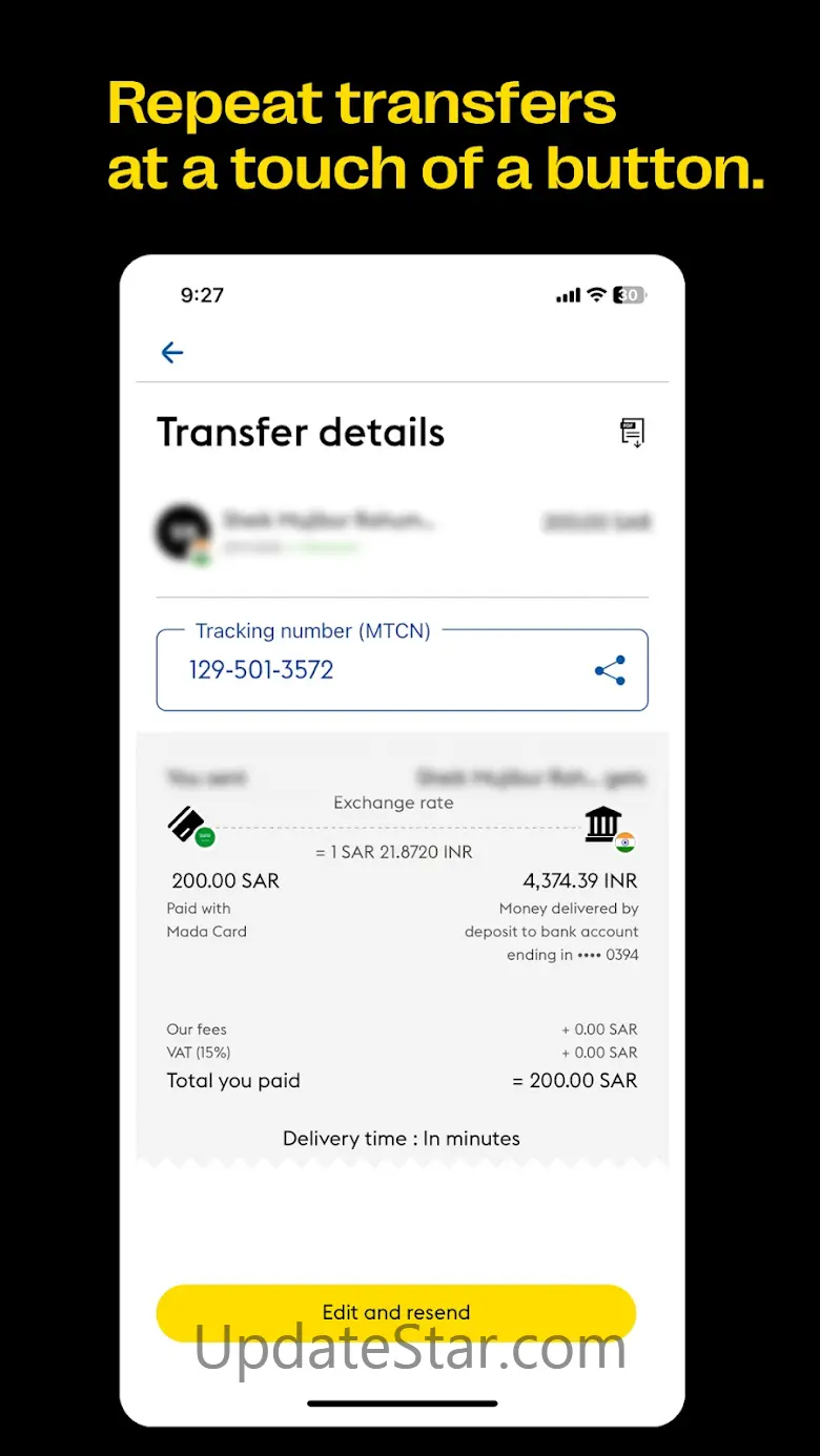 Western Union Send Money SA 3.6