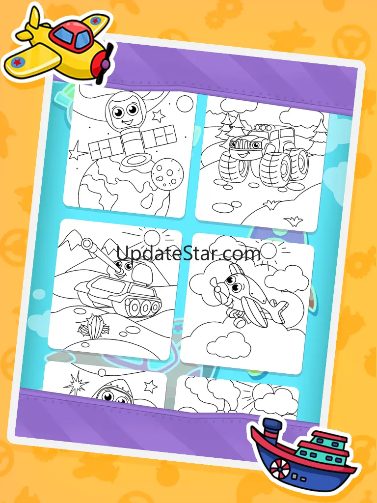 Coloring book: Transport 1.2.7