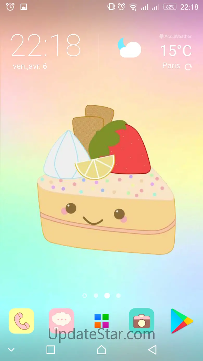 Cute Food Kawaii backgrounds 7.2