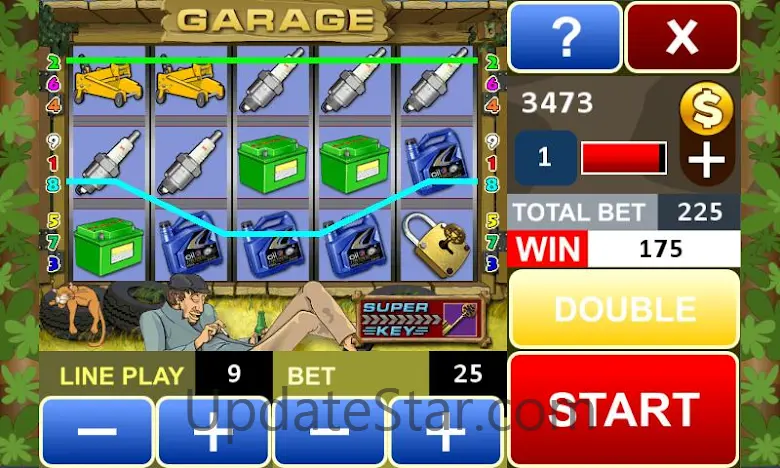 Garage slot machine 16