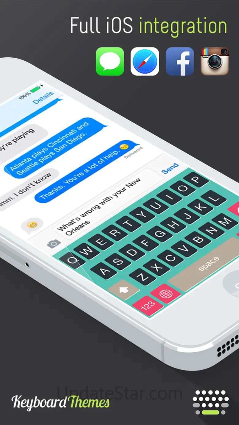 Keyboard Themes - Custom Color Keyboards & Font Style for iPhone & iPad (iOS 8 Edition) 1.2