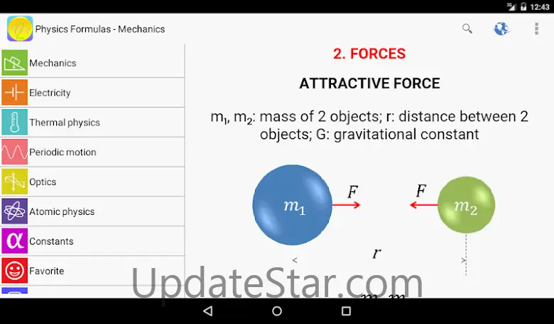 Physics Formulas Free 3.1
