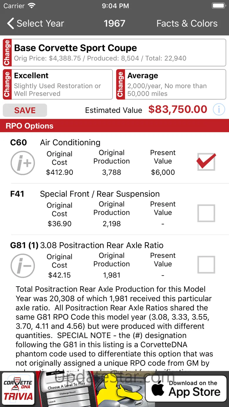 CorvetteDNA 3.5.0