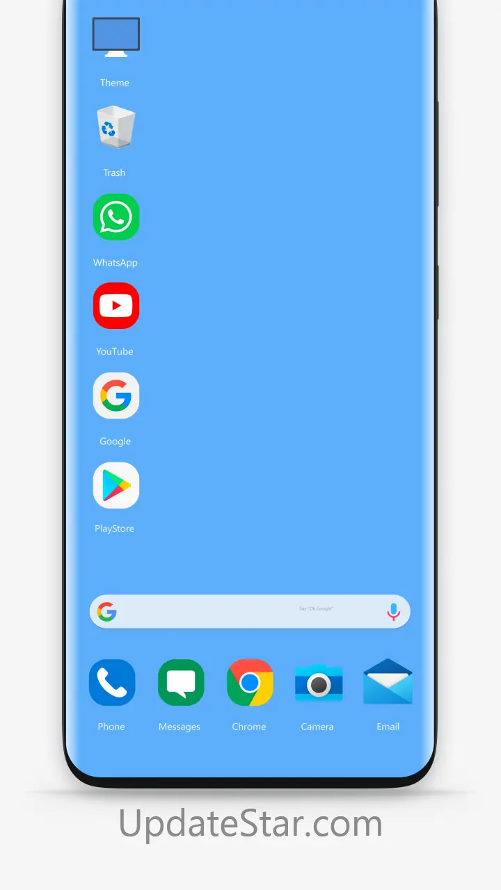Win 10 theme for launcher 4.9