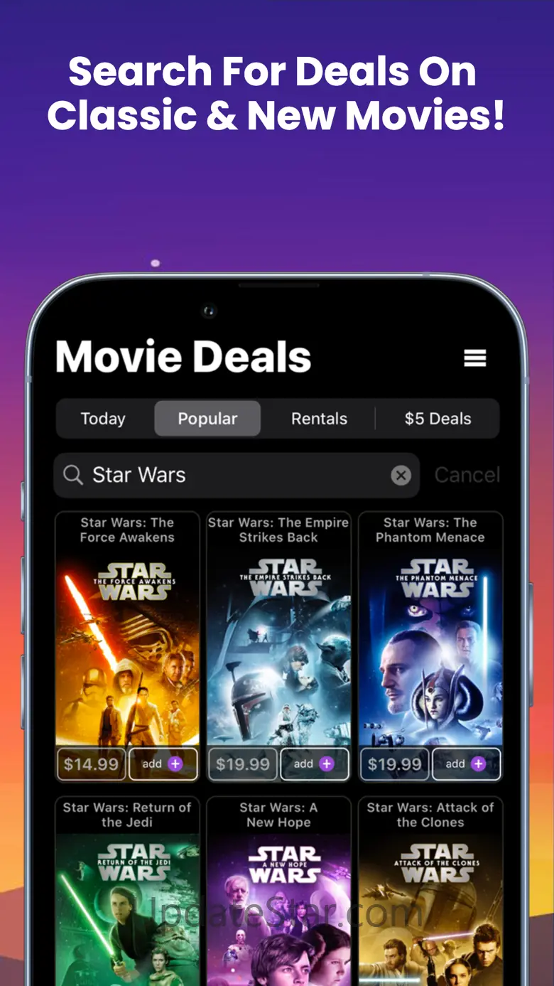 Movie Deals+ Watch Movies & TV 7.3.6