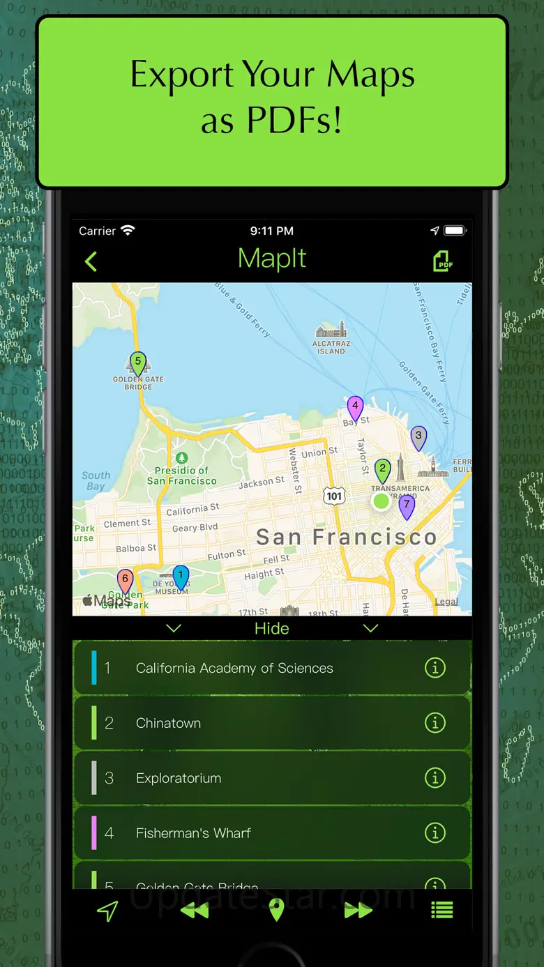 MapIt - Map Multiple Locations 8.1