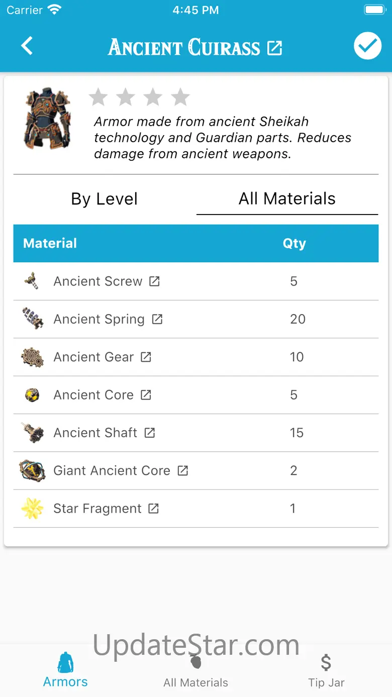 TOTK/BOTW Armor Tracker 2.1.1