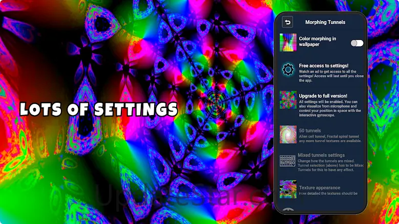 Morphing Tunnels Visualizer 258