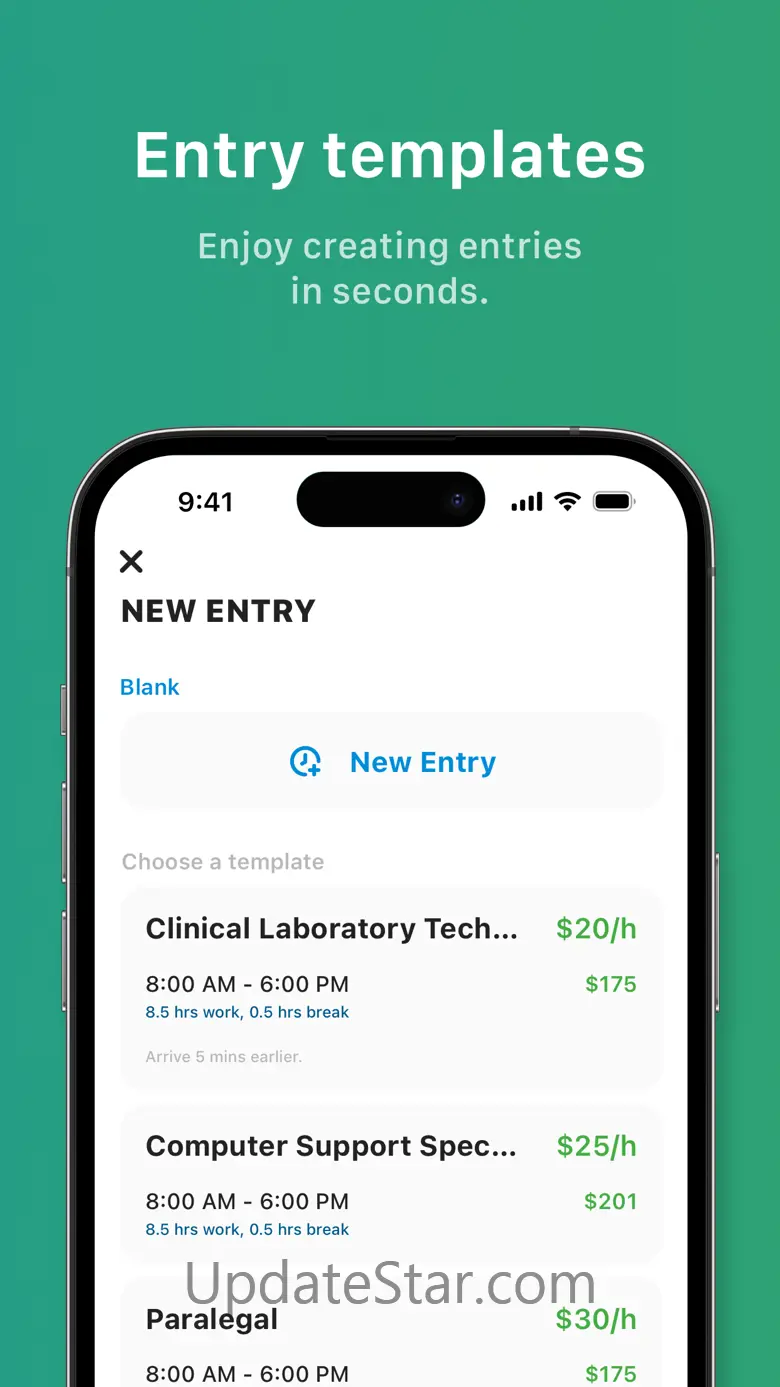 Tiny Hours Tracker, Time Clock 3.2.2