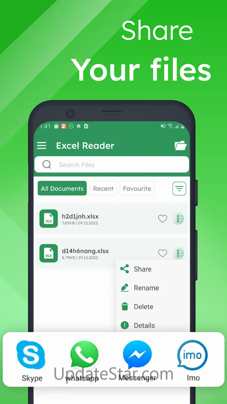Edit Excel Spreadsheets Reader 1.3.0