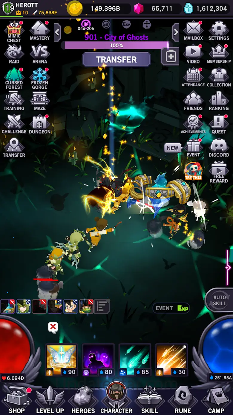 AFK Dungeon : Idle Action RPG 1.1.50
