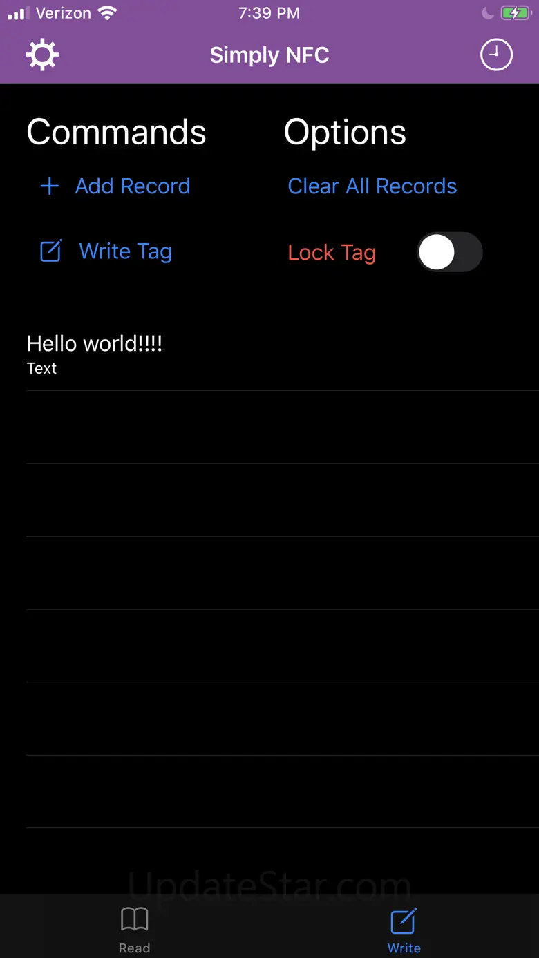 Simply NFC - Tag Writer/Reader 2.07