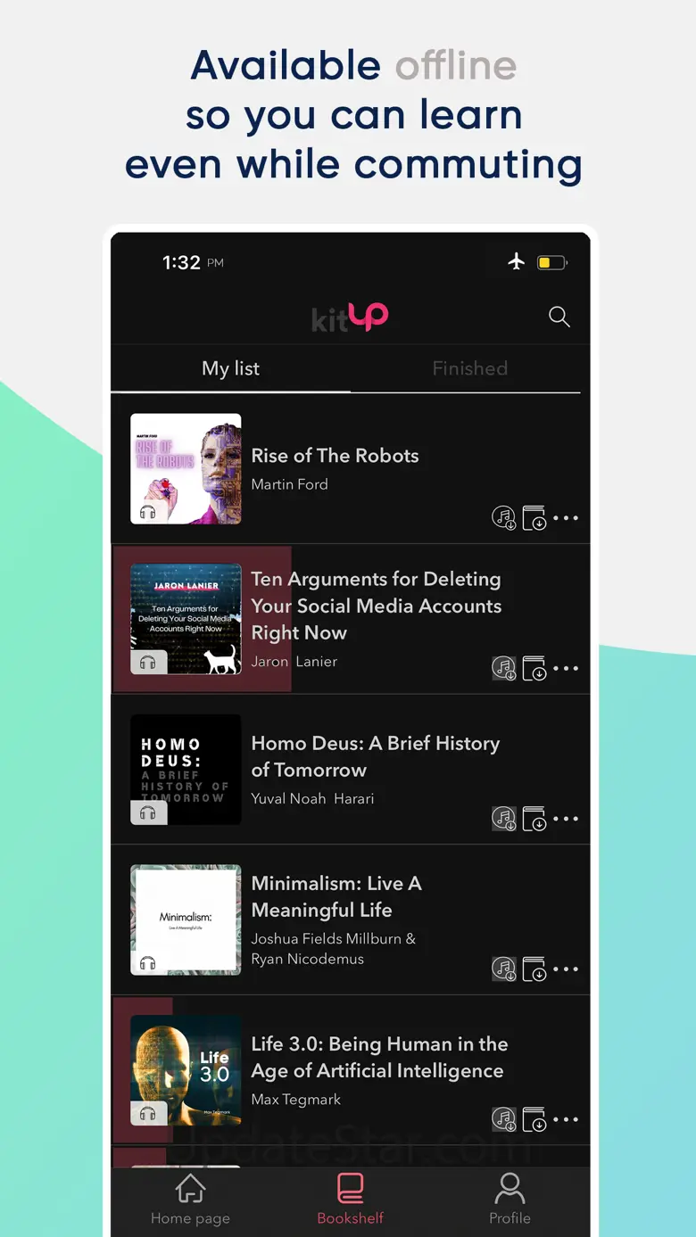 kitUP: Self Growth & Podcasts 4.1.9