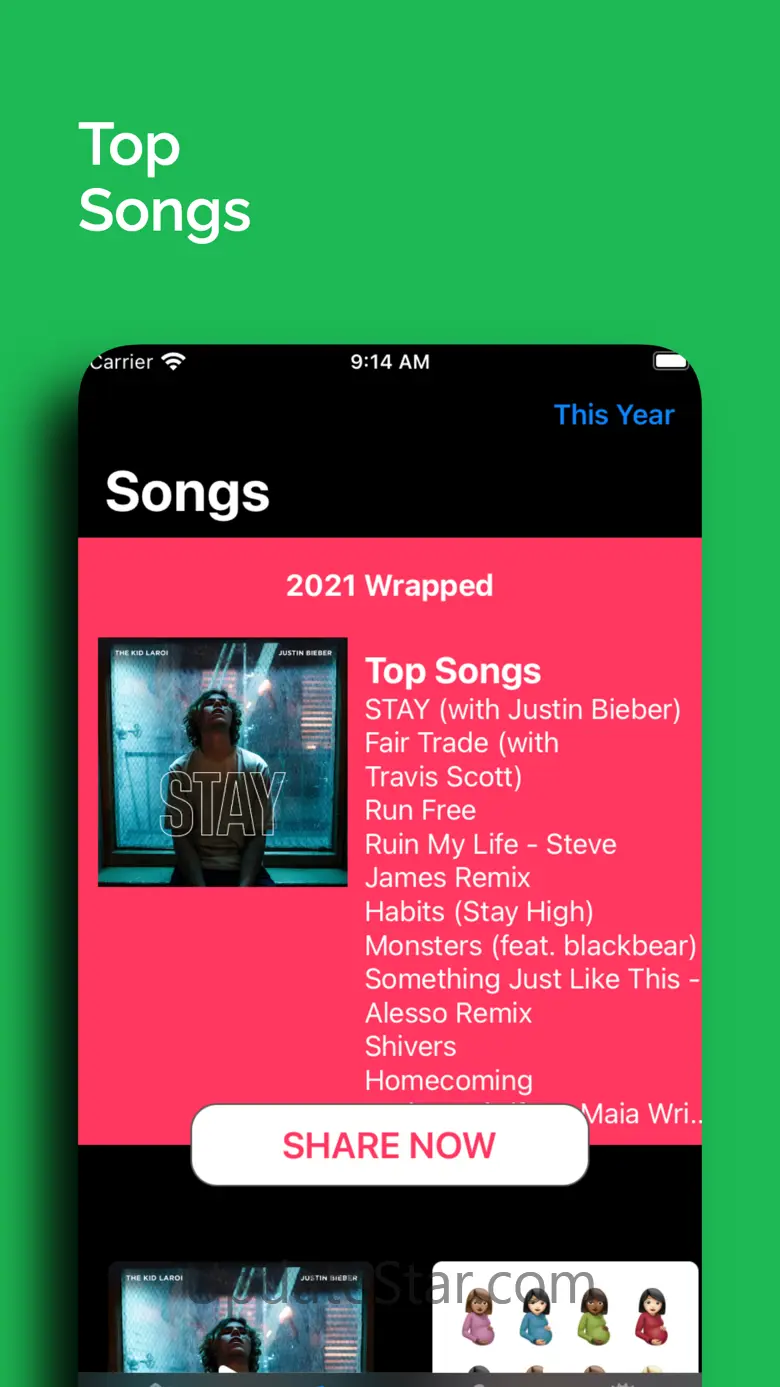 Year-In-Review for Spotify 1.3