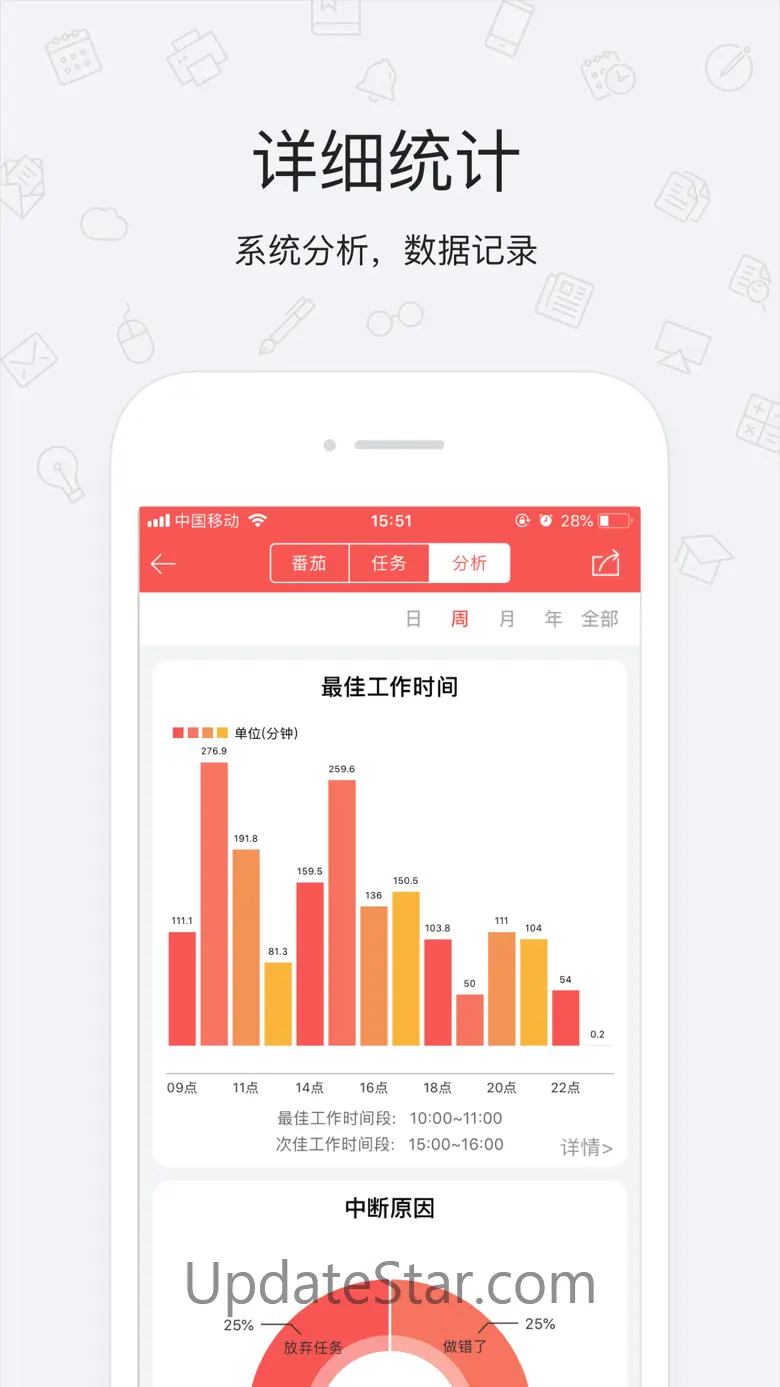 番茄清单 - 提高效率的工作法番茄钟 5.1.4
