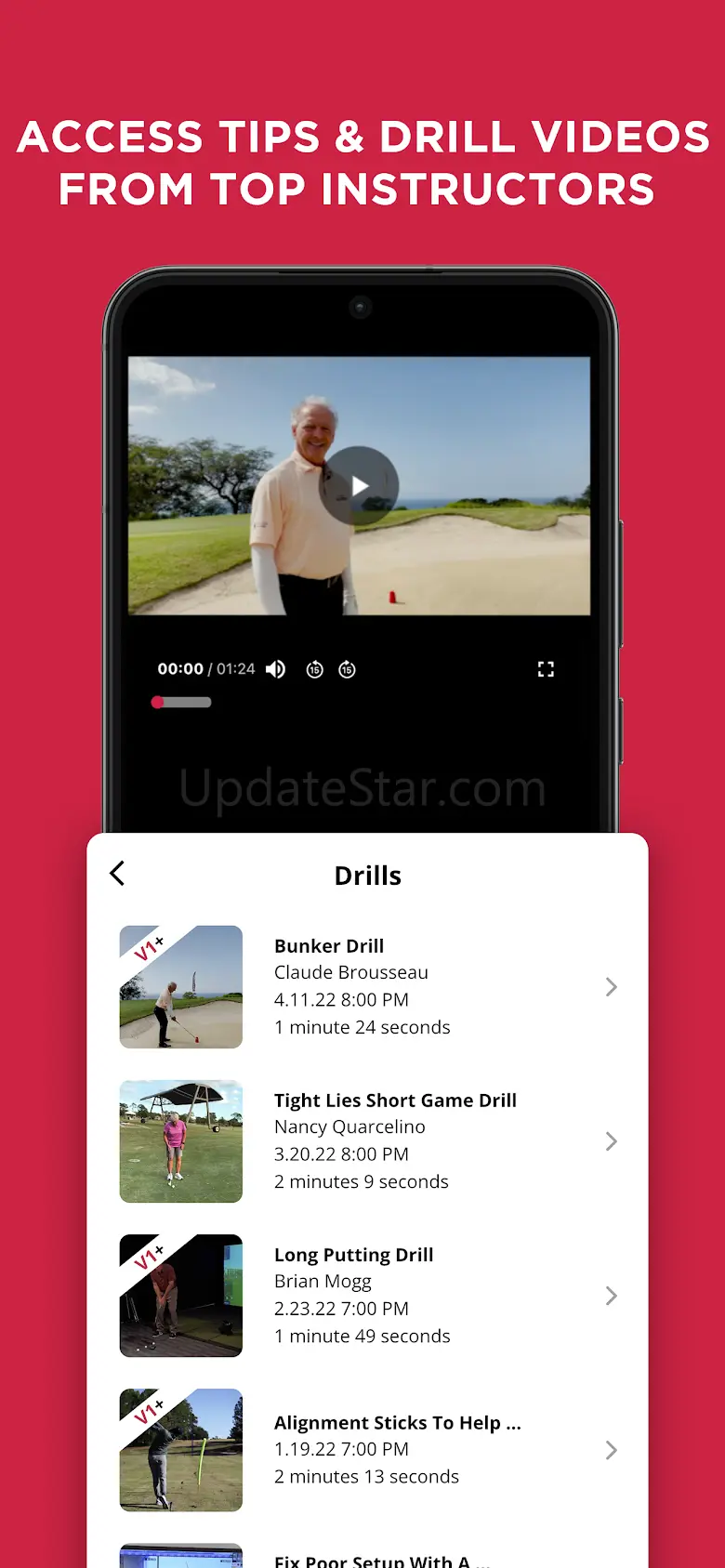 V1 Golf: Golf Swing Analyzer 3.12.0
