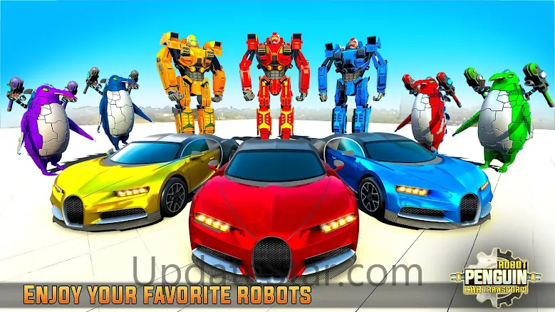 Penguin Robot Car War Game 2