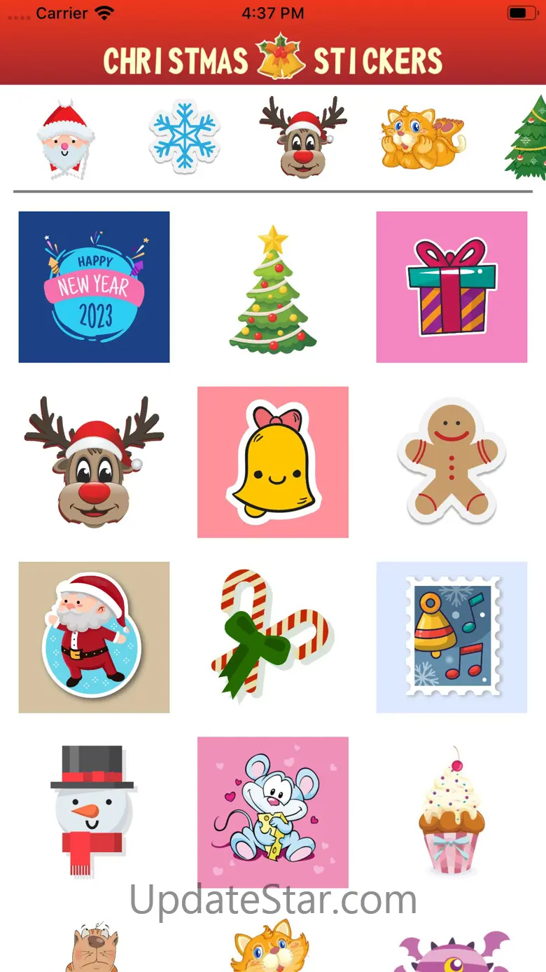 Stickers Christmas & New Year 1.5