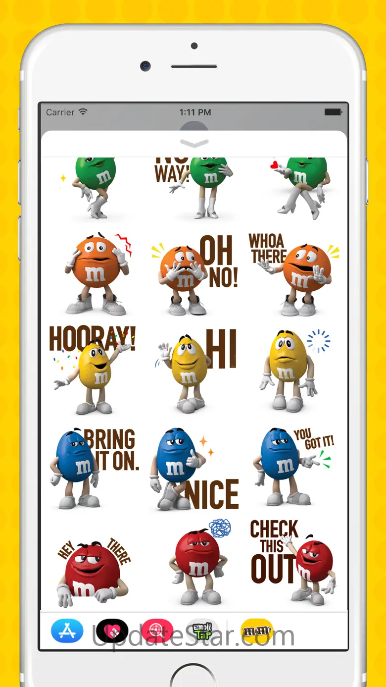 M&M'S Stickers 5.1