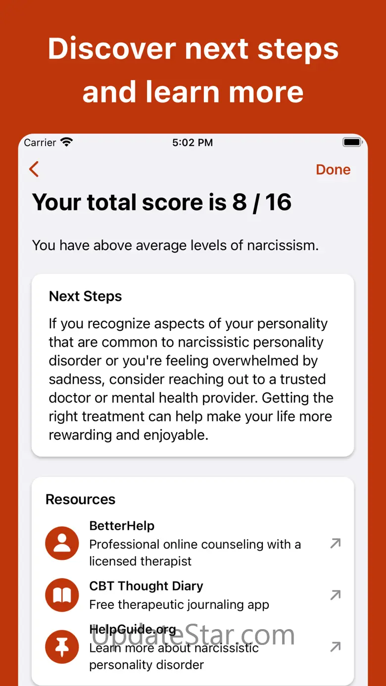 Narcissistic Personality Test 1.0.2