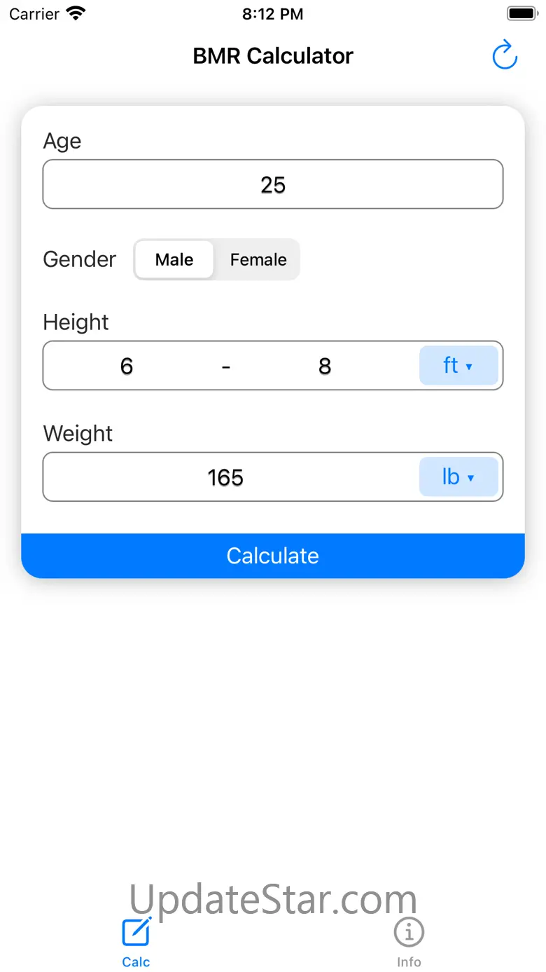 BMR Calculator - Calories Calc 1.2.0