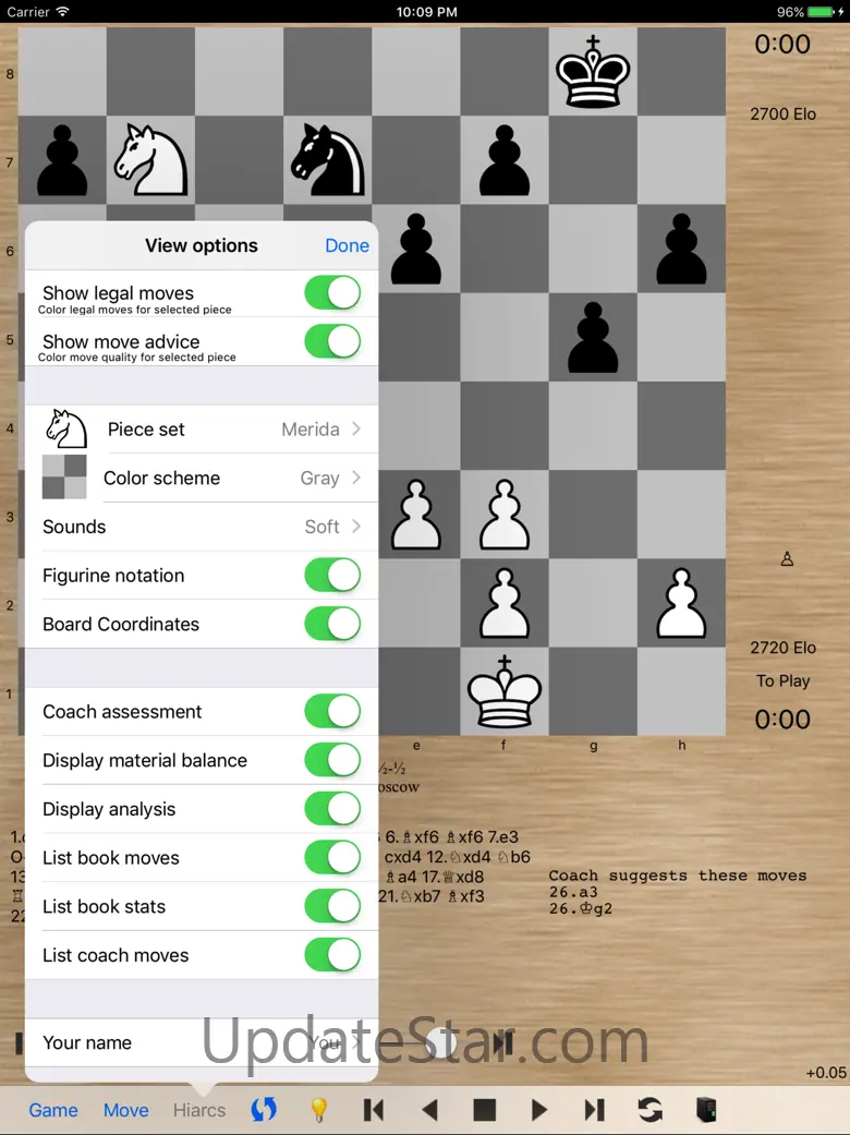HIARCS Chess for iPad 13.8.9