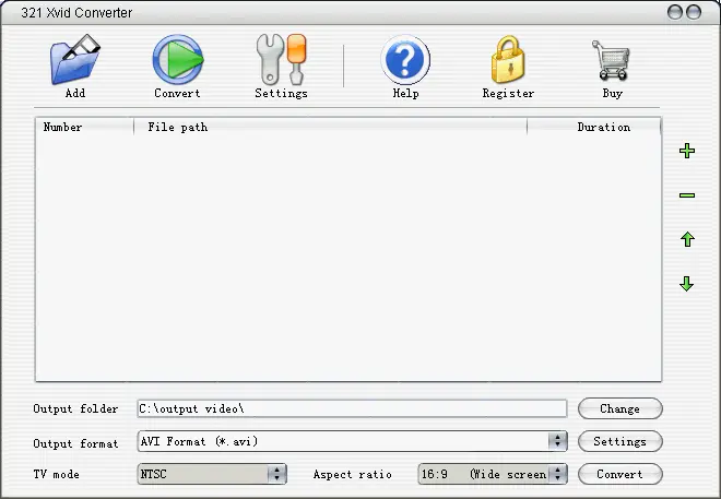 321 Xvid Converter 1.2.20