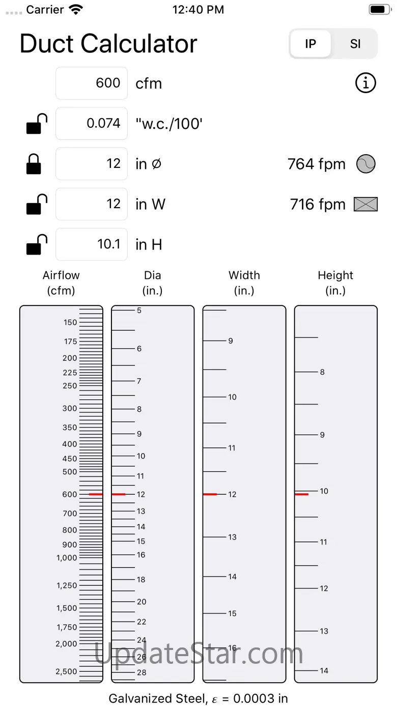 Duct Calculator