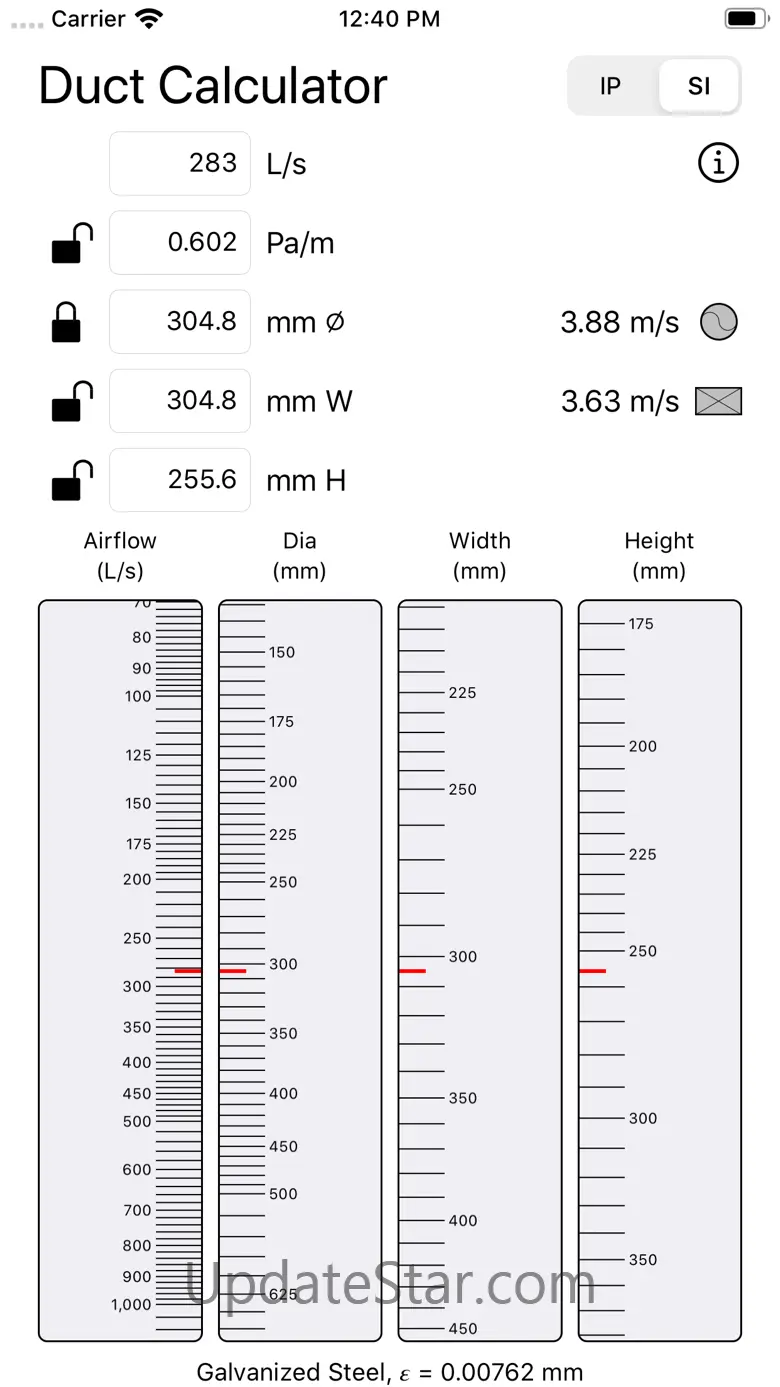 Duct Calculator