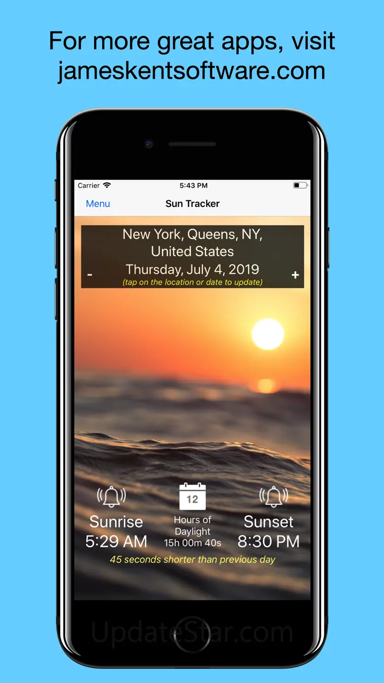 Sun Tracker - sunrise & sunset 1.4.1