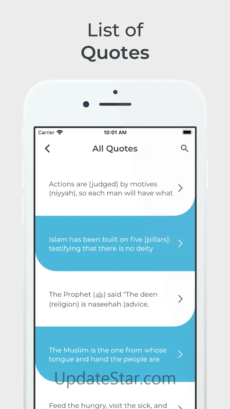 Prophetic Sayings 2.3.1